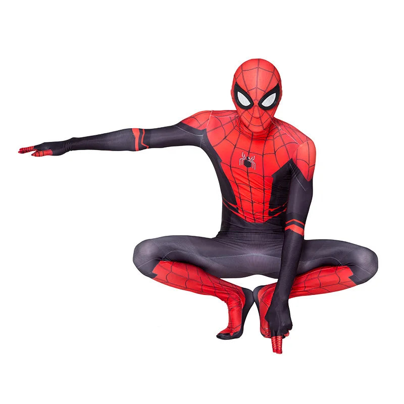 Anime Spider Man Costume Adult Jumpsuit Spandex Superhero Zhentai Halloween Party Cosplay Expedition Jumpsuit 3D Style
