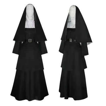 Halloween the Nun Cosplay Mask Costume Horror Films Cosplay Halloween Costume the Conjuring Halloween Costume Mask