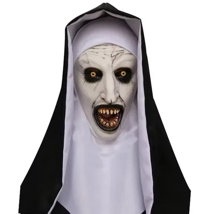 Halloween the Nun Cosplay Mask Costume Horror Films Cosplay Halloween Costume the Conjuring Halloween Costume Mask