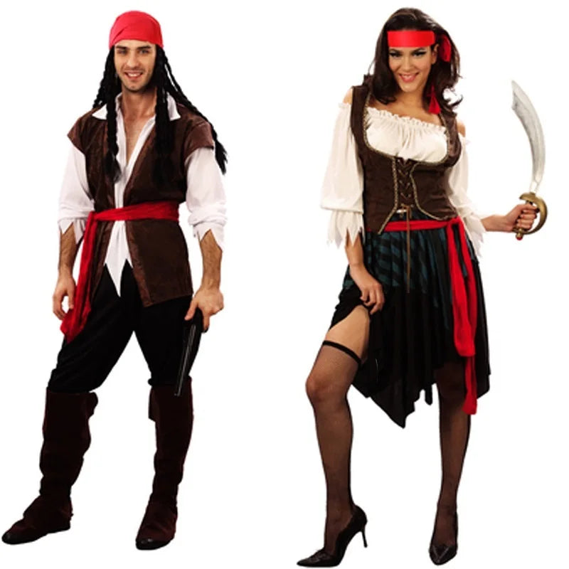 Pirate Costume for Men & Women – Jack Sparrow Outfit for Halloween & Cosplay Parties