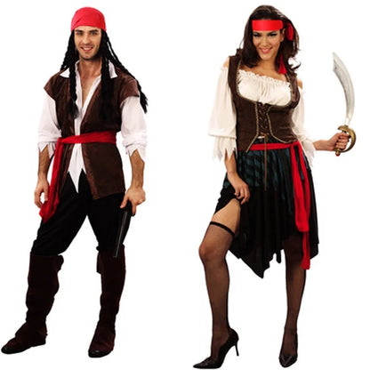 Pirate Costume for Men & Women – Jack Sparrow Outfit for Halloween & Cosplay Parties