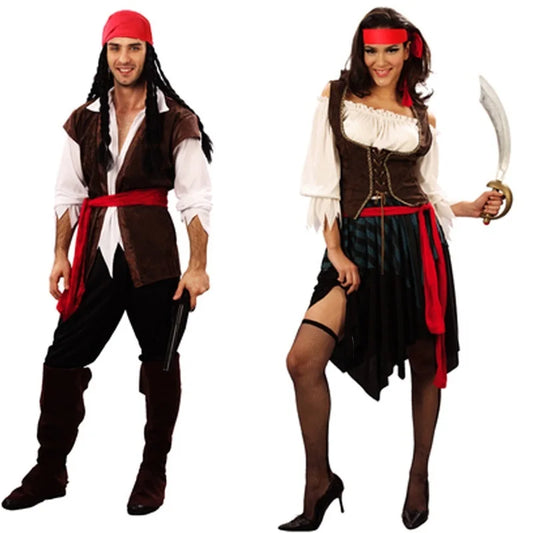 Pirate Costume for Men & Women – Jack Sparrow Outfit for Halloween & Cosplay Parties