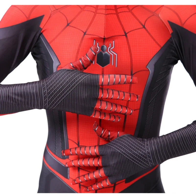 Anime Spider Man Costume Adult Jumpsuit Spandex Superhero Zhentai Halloween Party Cosplay Expedition Jumpsuit 3D Style