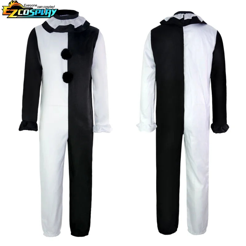Art the Clown Costume – Terrifier 2 Cosplay Jumpsuit & Mask | Halloween Outfit for Men & Women