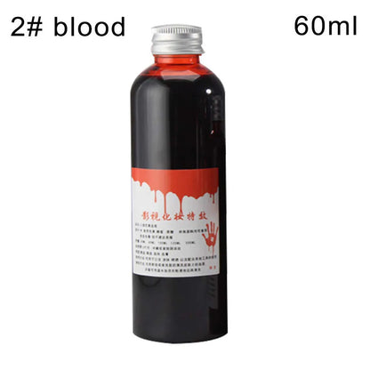 Fake Blood Gel Tube Horror Fancy Dress Costume Halloween Party Tool 30-100Ml