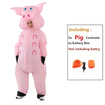 Inflatable Pig Costume Super Hero Pig Costumes Halloween Costumes for Adult
