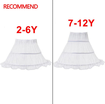 Girls Princess Petticoat Skirt – Perfect Underskirt for Anna & Elsa Frozen Dresses