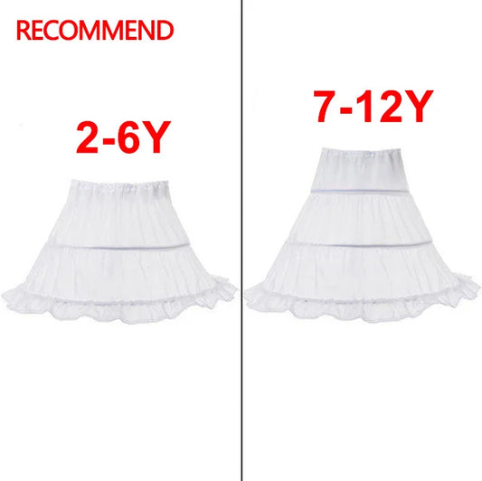 Girls Princess Petticoat Skirt – Perfect Underskirt for Anna & Elsa Frozen Dresses