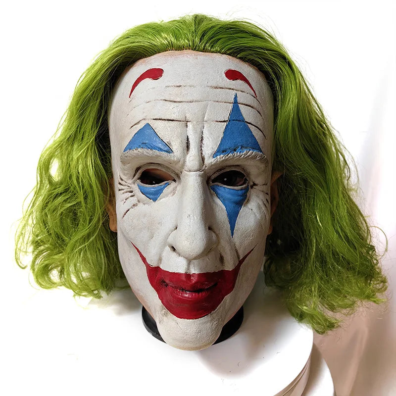 Joker Clown Mask & Scary Gorilla Latex Mask – Halloween Horror Cosplay for Adults & Kids