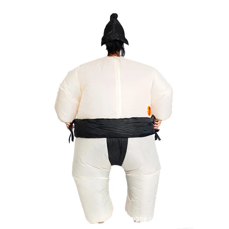 Inflatable Sumo Wrestler Costume – Funny Blow Up Outfit for Kids & Adults