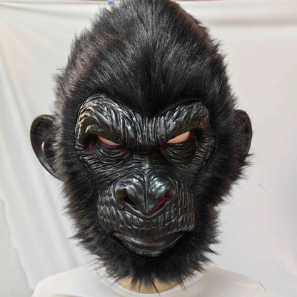 Joker Clown Mask & Scary Gorilla Latex Mask – Halloween Horror Cosplay for Adults & Kids