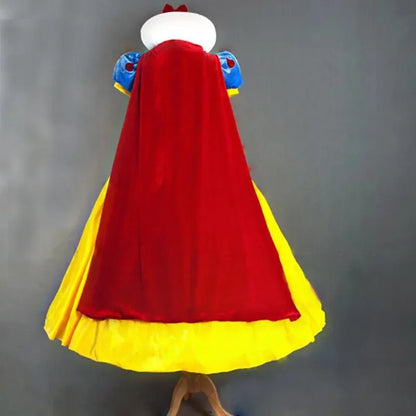 Snow White Princess Costume – Adult Women’s Halloween Cosplay Dress Plus Size Available