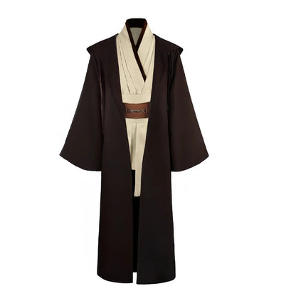 Obi-Wan Kenobi Jedi Costume – Adult Men’s Robe, Tunic & Hooded Cloak for Cosplay & Halloween