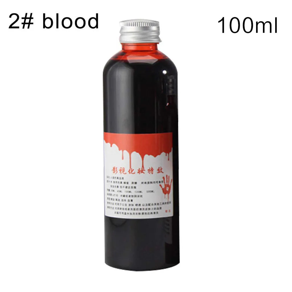 Fake Blood Gel Tube Horror Fancy Dress Costume Halloween Party Tool 30-100Ml