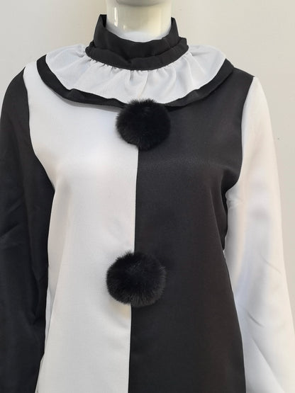 Art the Clown Costume – Terrifier 2 Cosplay Jumpsuit & Mask | Halloween Outfit for Men & Women