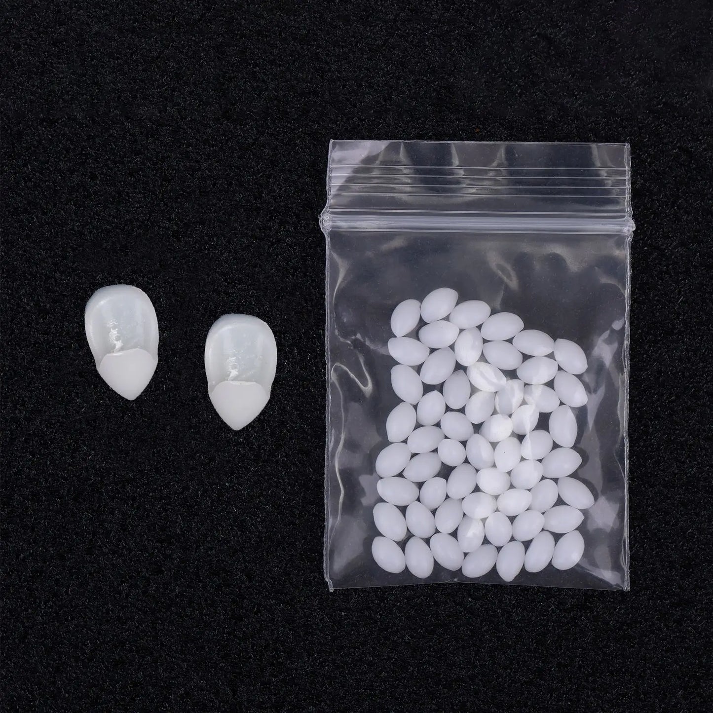 Halloween Vampire Teeth – Scary Fake Fangs with Solid Glue for Adults & Kids Cosplay