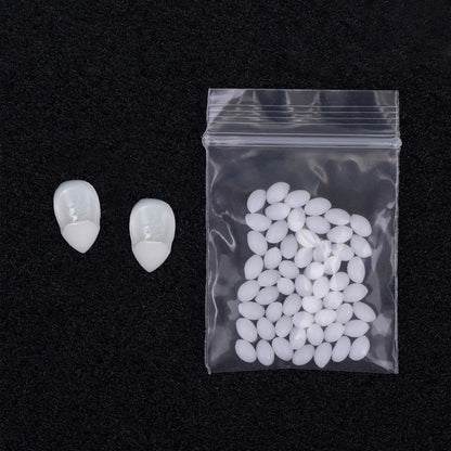 Halloween Vampire Teeth – Scary Fake Fangs with Solid Glue for Adults & Kids Cosplay