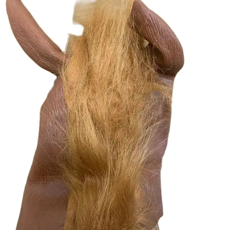 Realistic Brown Horse Head Mask – Funny Latex Animal Mask for Adults & Kids, Halloween & Cosplay Costume Accessory