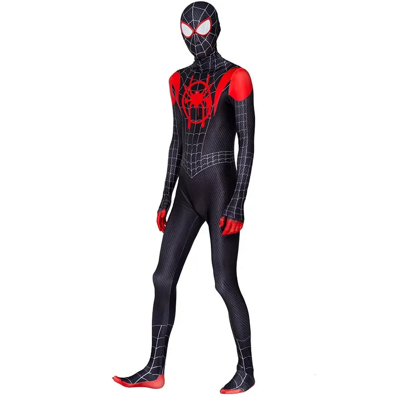 Anime Spider Man Costume Adult Jumpsuit Spandex Superhero Zhentai Halloween Party Cosplay Expedition Jumpsuit 3D Style