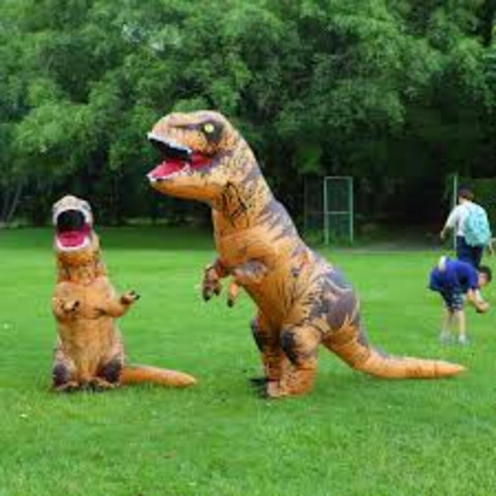 Adult Kids T-Rex Dinosaur Inflatable Costumes Purim Halloween Christmas Mascot Anime Party Cosplay Costume Dress Fancy Suits